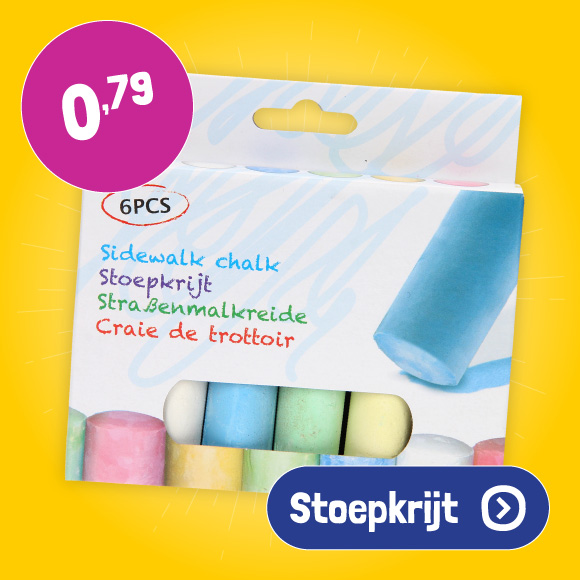 Stoepkrijt 6 st.