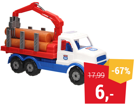 Truck 66 XL Torpedo Vrachtwagen met Hout