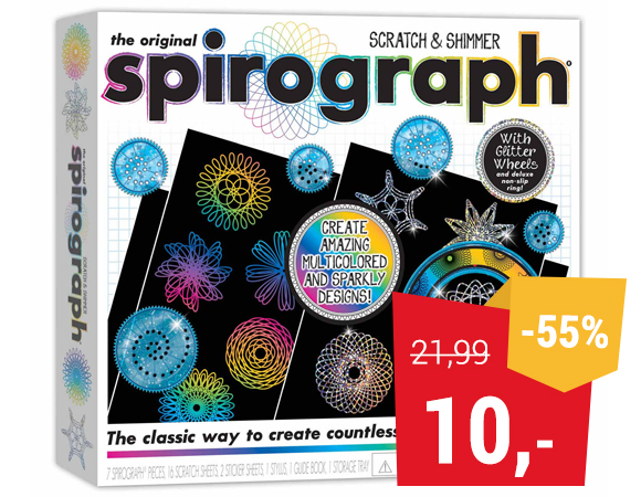 Spirograph Scratch & Shimmer