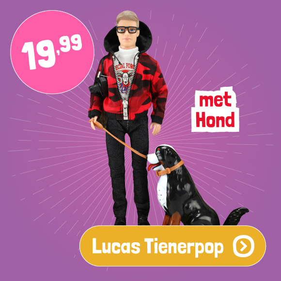 Lucas Tienerpop met Hond