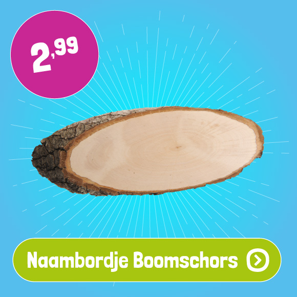 Naambordje Boomschors