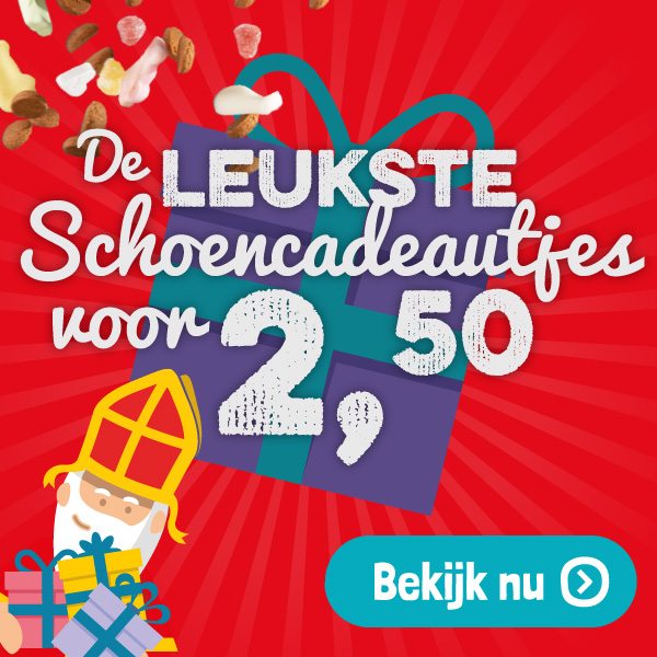 Schoencadeautjes tot 2,50
