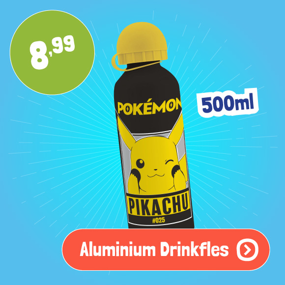 Aluminium Drinkfles Pikachu
