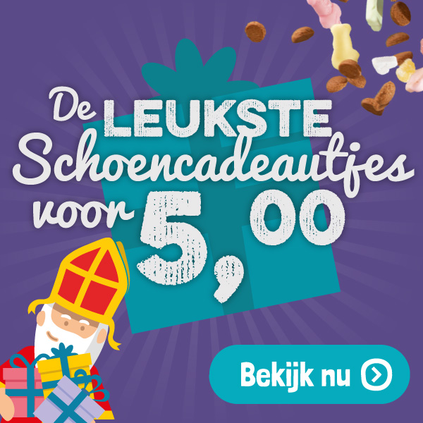 Schoencadeautjes tot 5,-