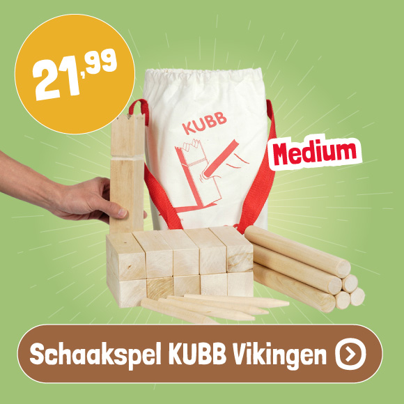 Schaakspel KUBB Vikingen Medium