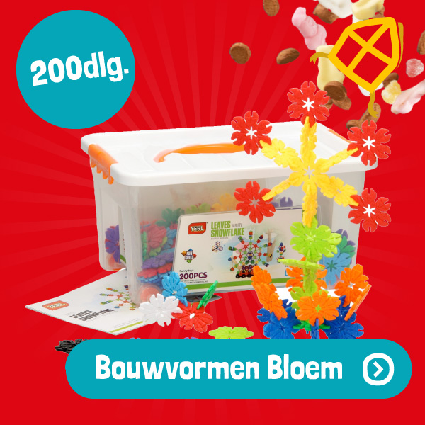 Bouwvormen Bloem in Opbergbox, 200dlg.