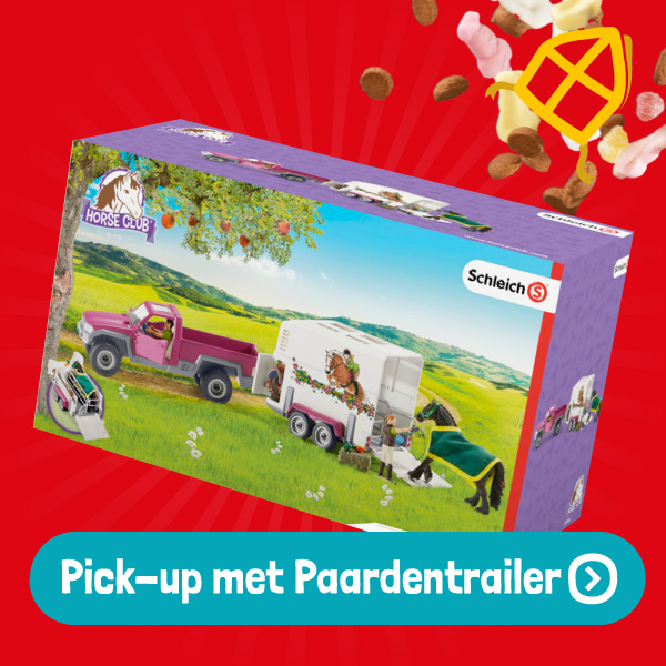 Schleich Pick-up met Paardentrailer
