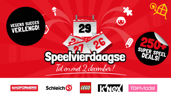 Speelvierdaagse wegens succes verlengd