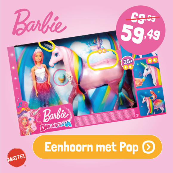 Barbie Dreamtopia Eenhoorn met Pop