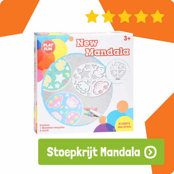 Stoepkrijt Mandala