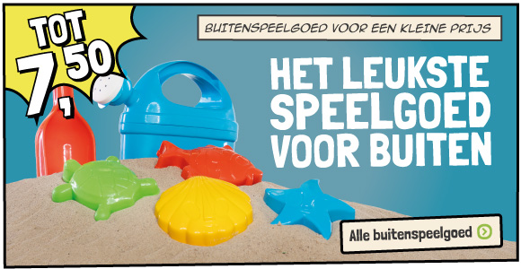 Buitenspeelgoed tot 7,50