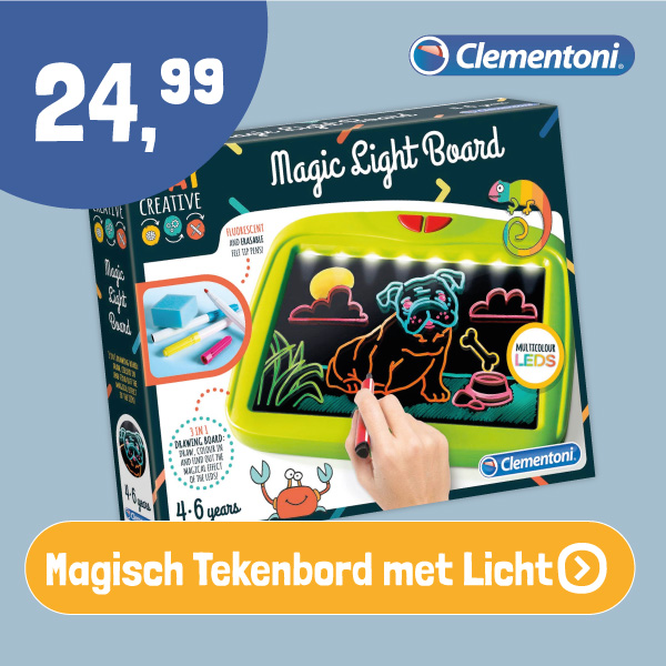 Magisch tekenbord met licht