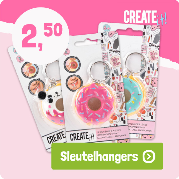 Create It! Sleutelhanger Donut met Lippenbalsem