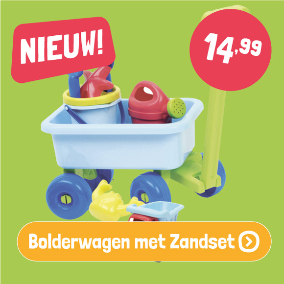 Bolderwagen met Zandset
