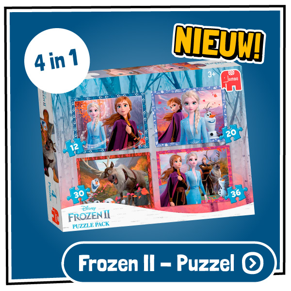 Disney Frozen 2 - Puzzel, 4in1