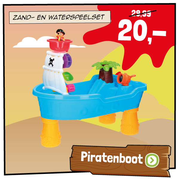 Zand- en Waterspeelgoed Piratenboot