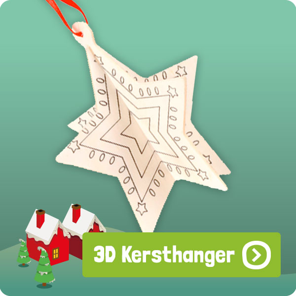 3D Kersthanger