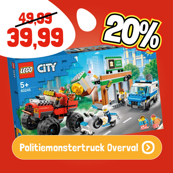 LEGO City Politiemonstertruck Overval