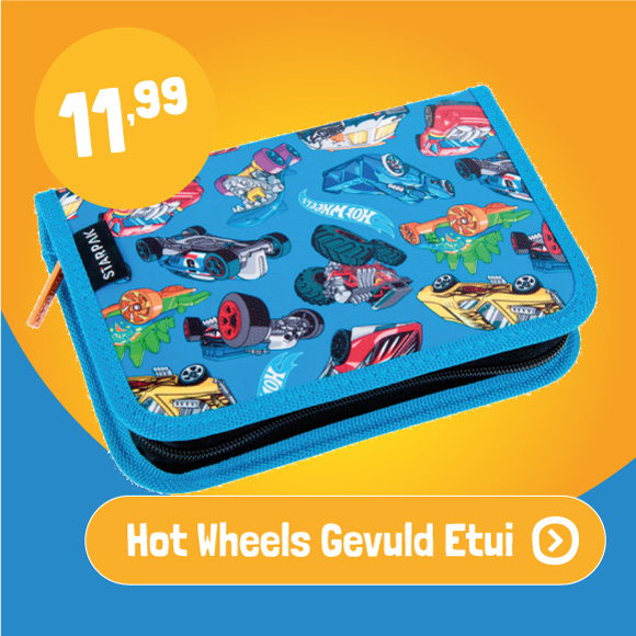 Hot Wheels gevuld etui