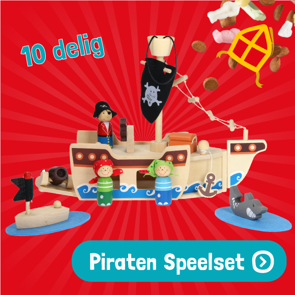Draagbare Piratenspeelset