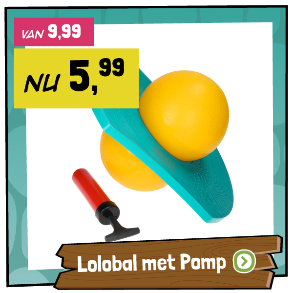 Lolobal met pomp