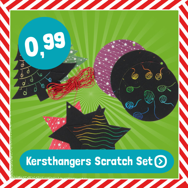 Kersthangers Scratch Set, 12dlg.