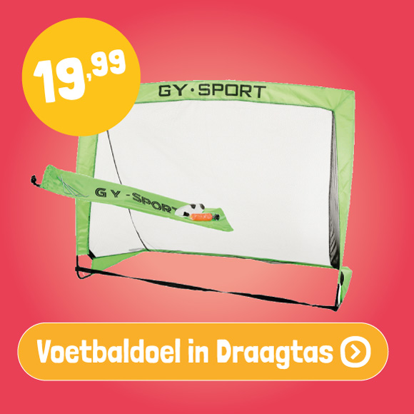 Voetbaldoel in Draagtas