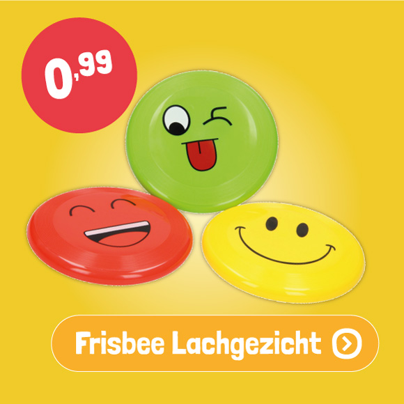 Frisbee Lachgezicht