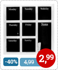 Krijtbord Weekplanner