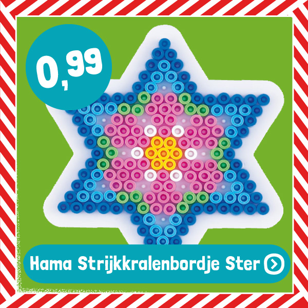 Hama Strijkkralenbordje Ster