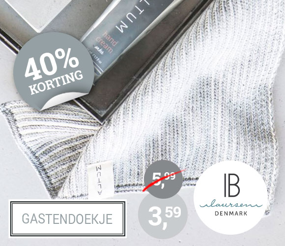 Altum Gastendoekje Gehaakt Donkergrijs
