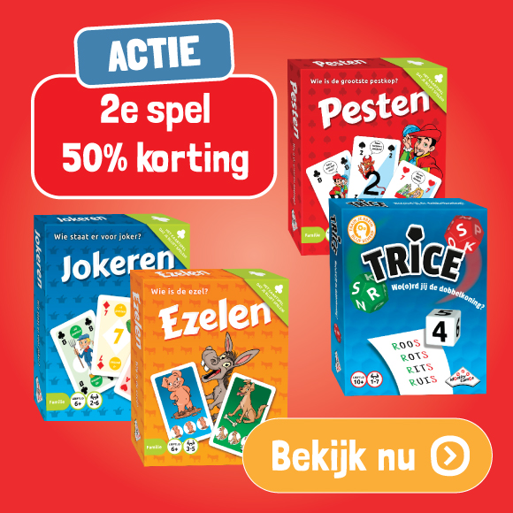 2e spel 50 procent korting