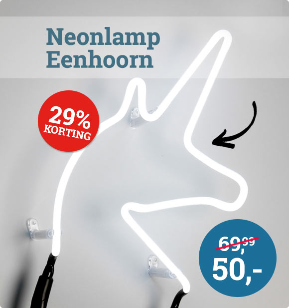 Bitten, Neonlamp Eenhoorn
