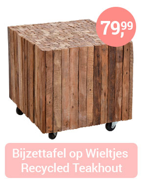 Bijzettafel Ivane Recycled Teakhout