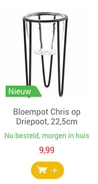 Bloempot Chris op Driepoot, 22,5cm