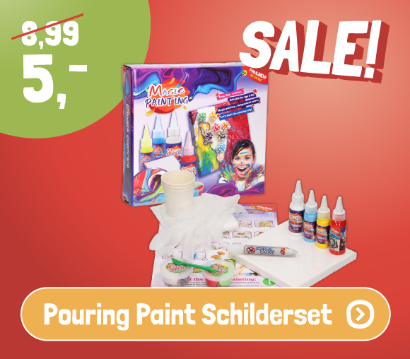 Pouring Paint Canvas Schilderset