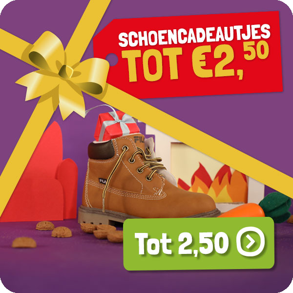 Schoencadeautjes tot 2,50