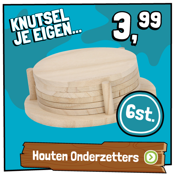 Versier je eigen Houten Onderzetters