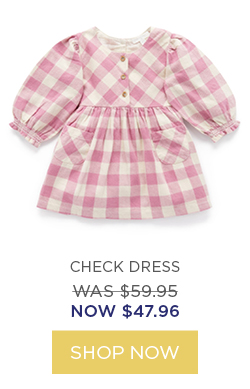  CHECK DRESS WAS-$59.95 NOW $47.96 SHOP NOW 