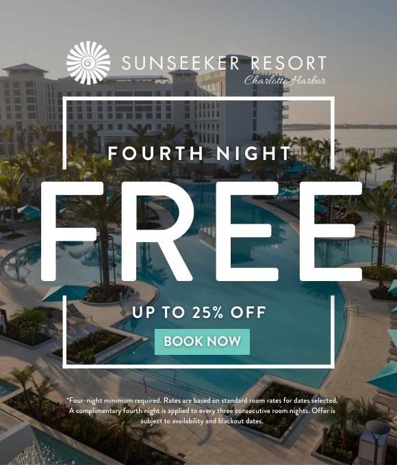 Sunseeker Resort Charlotte Harbor | FOURTH NIGHT FREE UP TO 25% OFF | BOOK NOW