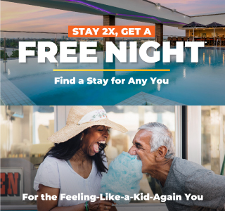 STAY TWICE, GET A FREE NIGHT
