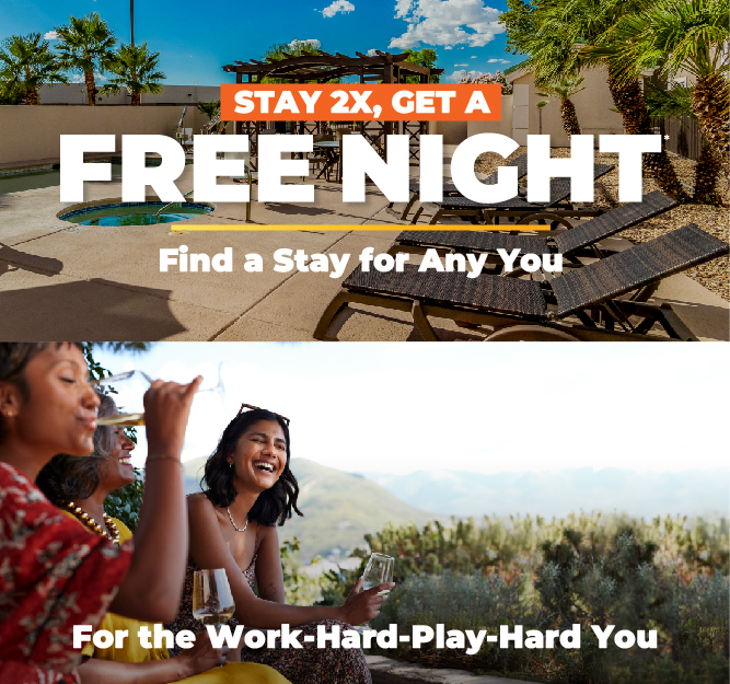 STAY TWICE, GET A FREE NIGHT