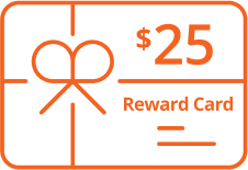 $25 Reward Card Icon