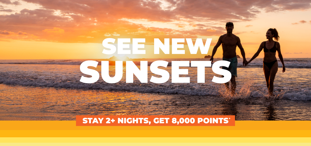 STAY 2+ NIGHTS, GET 8,000 POINTS