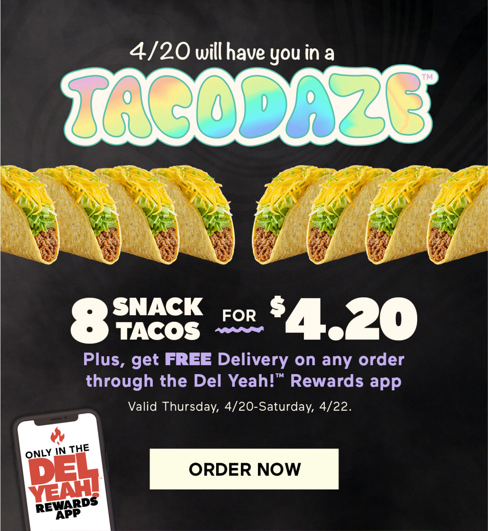 Del sales taco delivery