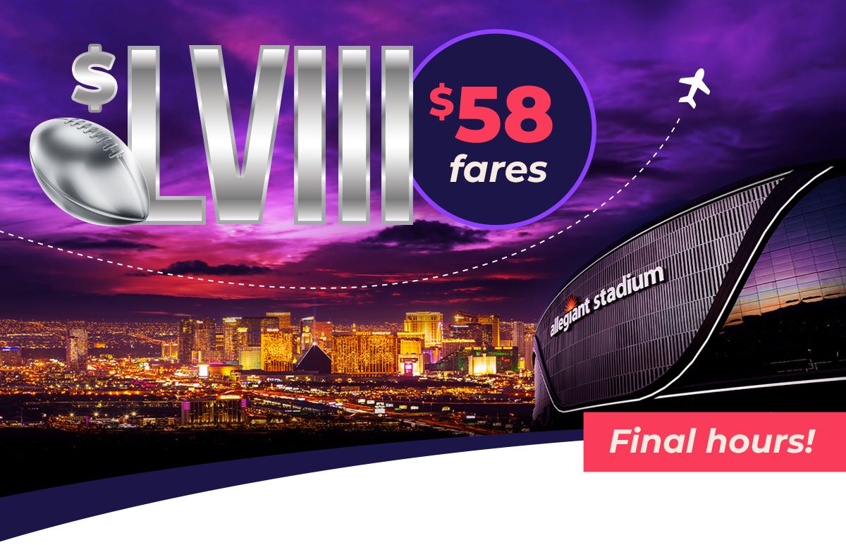 $LVIII ($58) fares - Final hours!