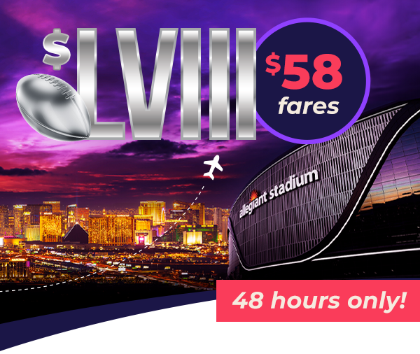 $LVIII ($58) fares - 48 hours only!