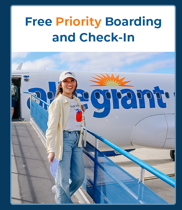 Free Priority Boarding and Check-In