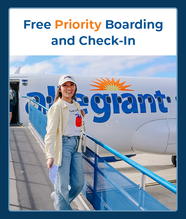 Free Priority Boarding and Check-In