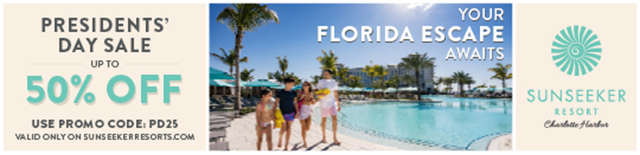 Your Florida Escape Awaits. Up to 50% OFF at Sunseeker Resort.